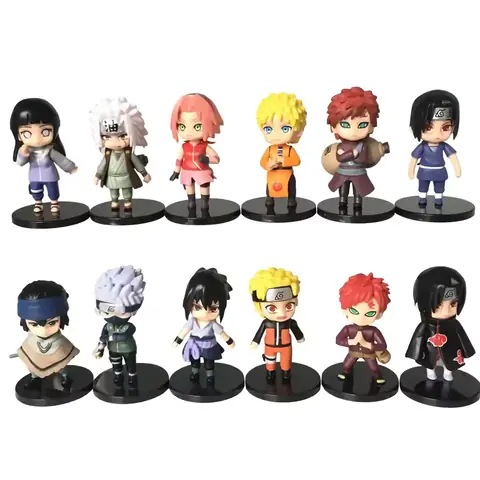 Figurine Naruto Shippuden anime Jucării tip mini-figurine inspirate din anime Naruto Shippuden