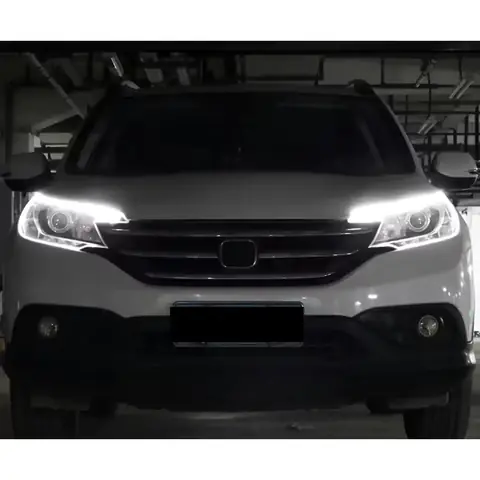Instalare simplă banda DRL LED Banda LED auto DRL ușor de montat între far și bara frontală