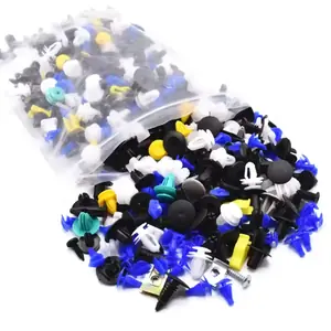 Set universal cu 500 cleme și clipsuri auto din plastic pentru prindere caroserie și interior auto