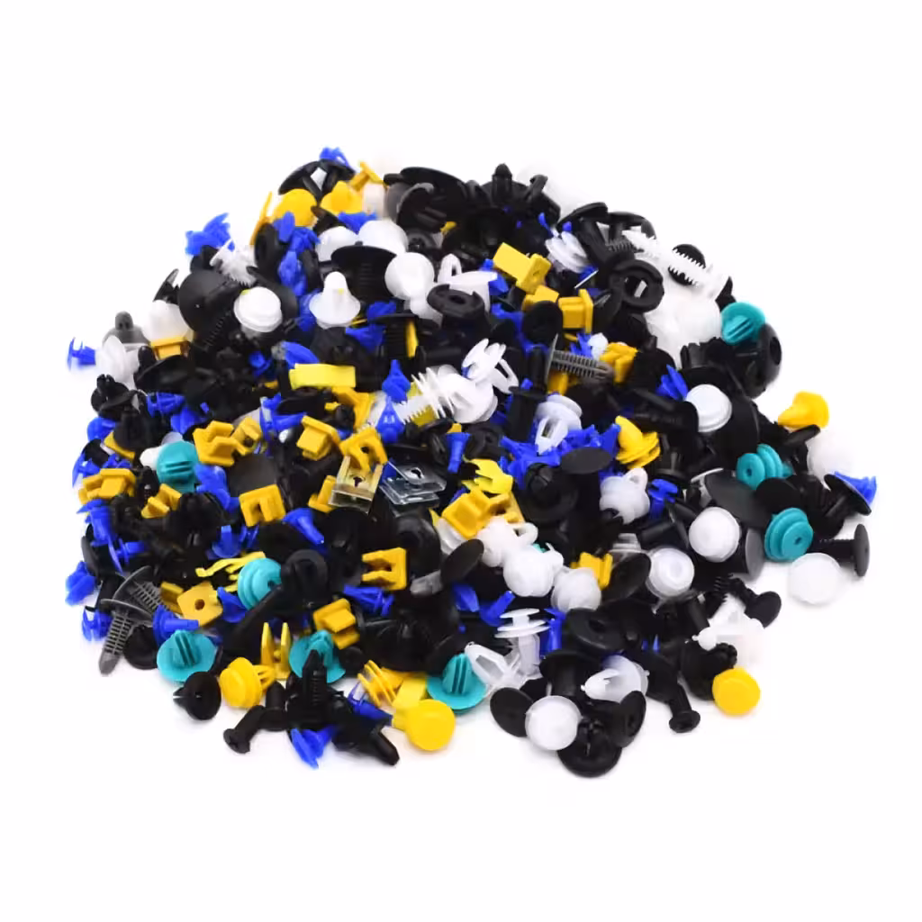 Kit fixare auto universal 500 cleme Set universal cleme prindere caroserie, plafon, ornamente pentru reparații rapide auto