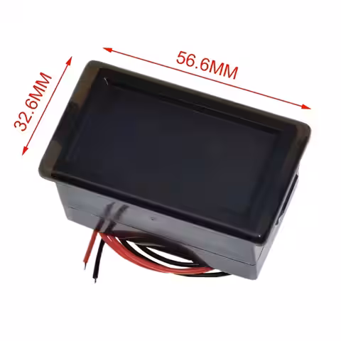 Spänningsindikator för bil, motorcykel, cykel, sparkcykel – vattentät och kompakt