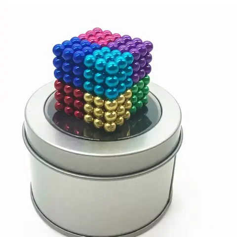 МАГНИТНИ ТОПКИ Neocube антистрес 5мм 216 цветни магически магнитни парчета евтина цена