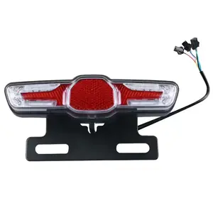 Lampă LED spate pentru trotinetă electrică, cu stop și semnalizare