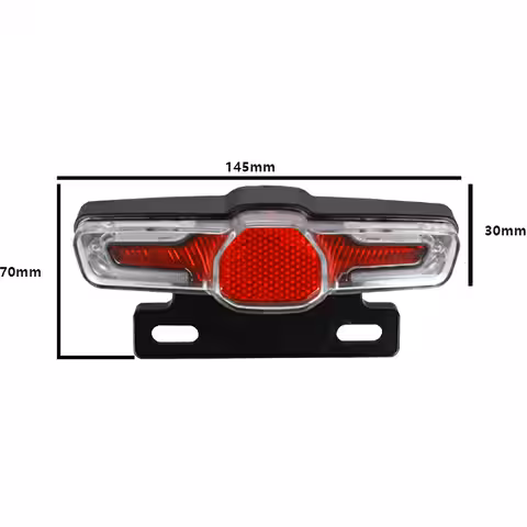 Lumină spate inteligentă pentru bicicletă/trotinetă, protecție la apă IPX5