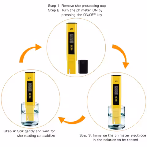 Prenosný pH meter pre akváriovú vodu – kompaktné a ľahko použiteľné pero