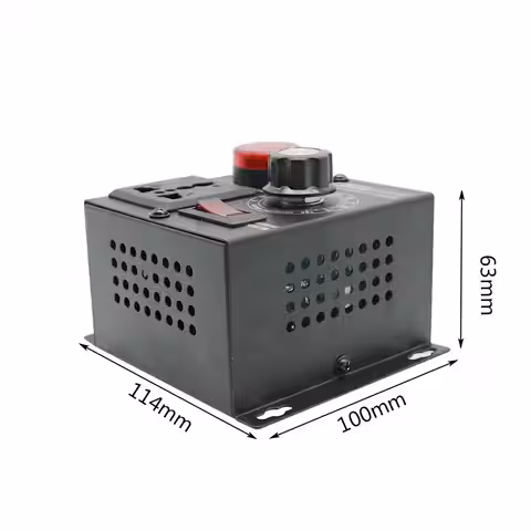 Controler turație motor cu voltmetru Dispozitiv de reglare a vitezei motoarelor electrice cu afișaj digital și comutator ON/OFF