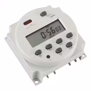 Temporizator digital programabil 12V cu afișaj LCD și funcții ON/OFF