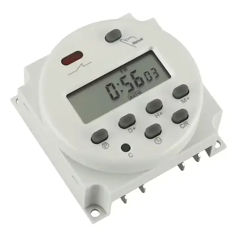 Temporizator digital programabil 12V cu afișaj LCD și funcții ON/OFF
