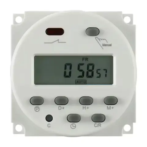Programator electronic pentru motoare și pompe Timer digital 12V pentru comanda automată a pompelor, ventilatoarelor și altor consumatori