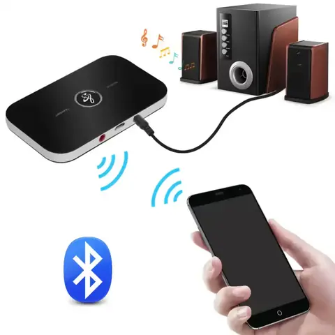 Bluetooth 5.0 audio vysílač přijímač modul pro auto TV rca USB jack