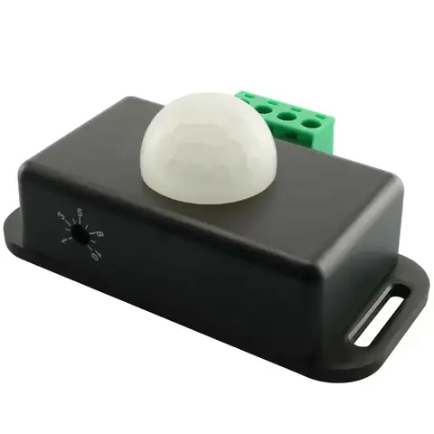Pohybový senzor přítomnosti schéma PIR 12v 24v 6A
