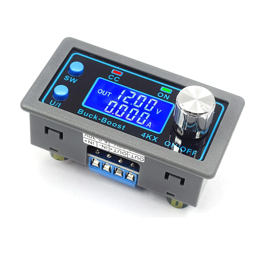 Sursa de laborator 30V 4A Step Up Down DC-DC Converter – Tensiune și curent reglabil, curent continuu stabil