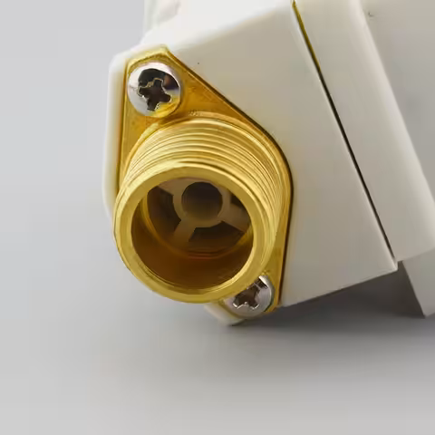 Normalt stängd 12V-vattenventil, ½" anslutning, idealisk för solsystem