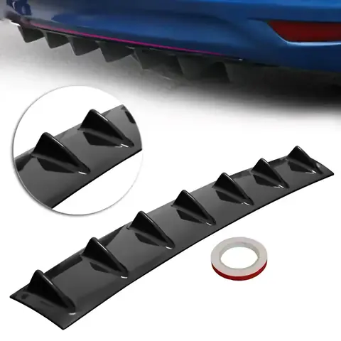 Difuzor spoiler ozdoba deflektor prodloužení zadního nárazníku univerzální auto
