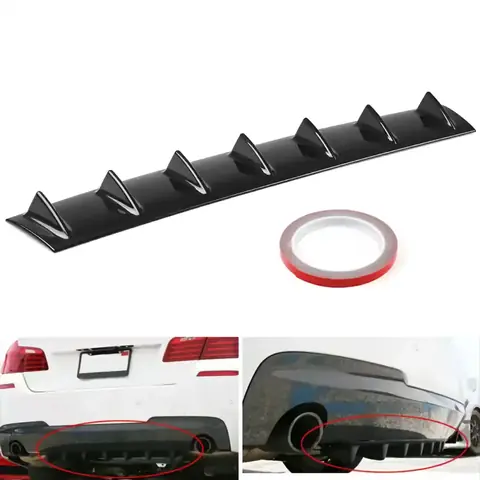 Difuzor spoiler ozdoba deflektor prodloužení zadního nárazníku univerzální auto