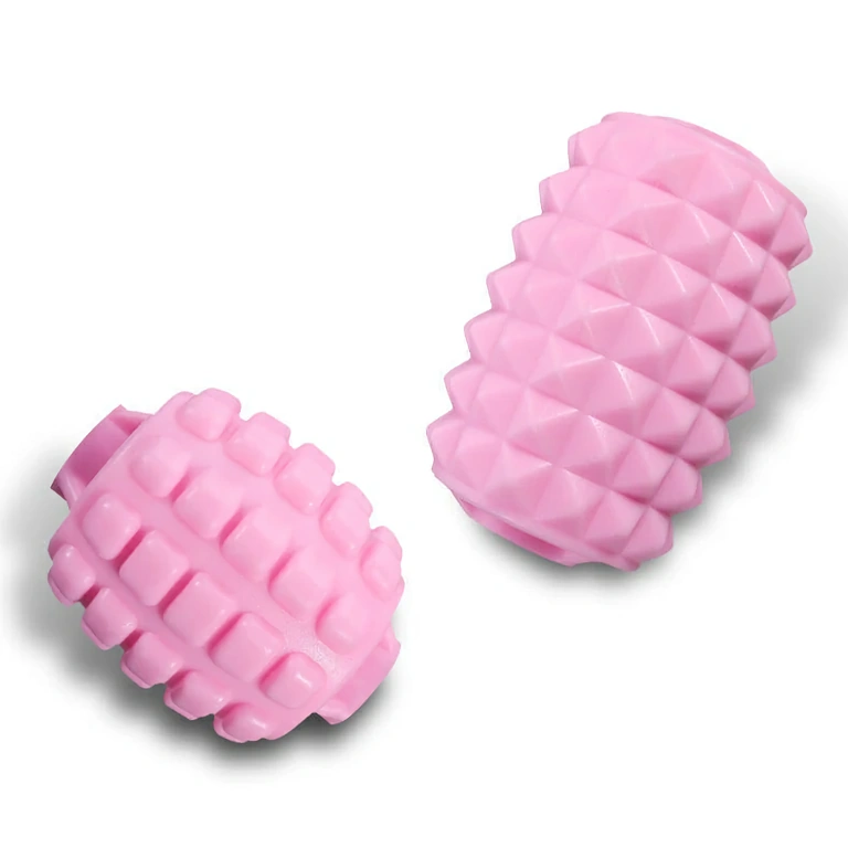 Masaj ergonomic manual cu 5 role Aparat de masaj ergonomic cu role silicon pentru masaj muscular complet