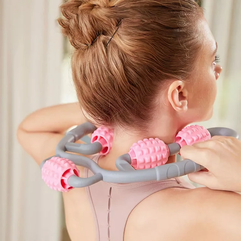 Aparat manual masaj anticelulitic cu role silicon Aparat anticelulitic manual cu role din silicon pentru masaj corporal