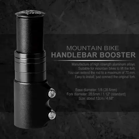 Extensie tija furcă pentru upgrade ghidon Modernizare bicicletă cu extender pipa – confort ridicat