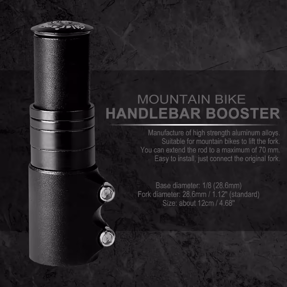 Extensie tija furcă pentru upgrade ghidon Modernizare bicicletă cu extender pipa – confort ridicat