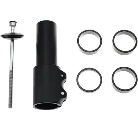 Adaptor aluminiu înălțare pipa ghidon Prelungitor CNC aluminiu anodizat – înălțător ghidon bicicletă