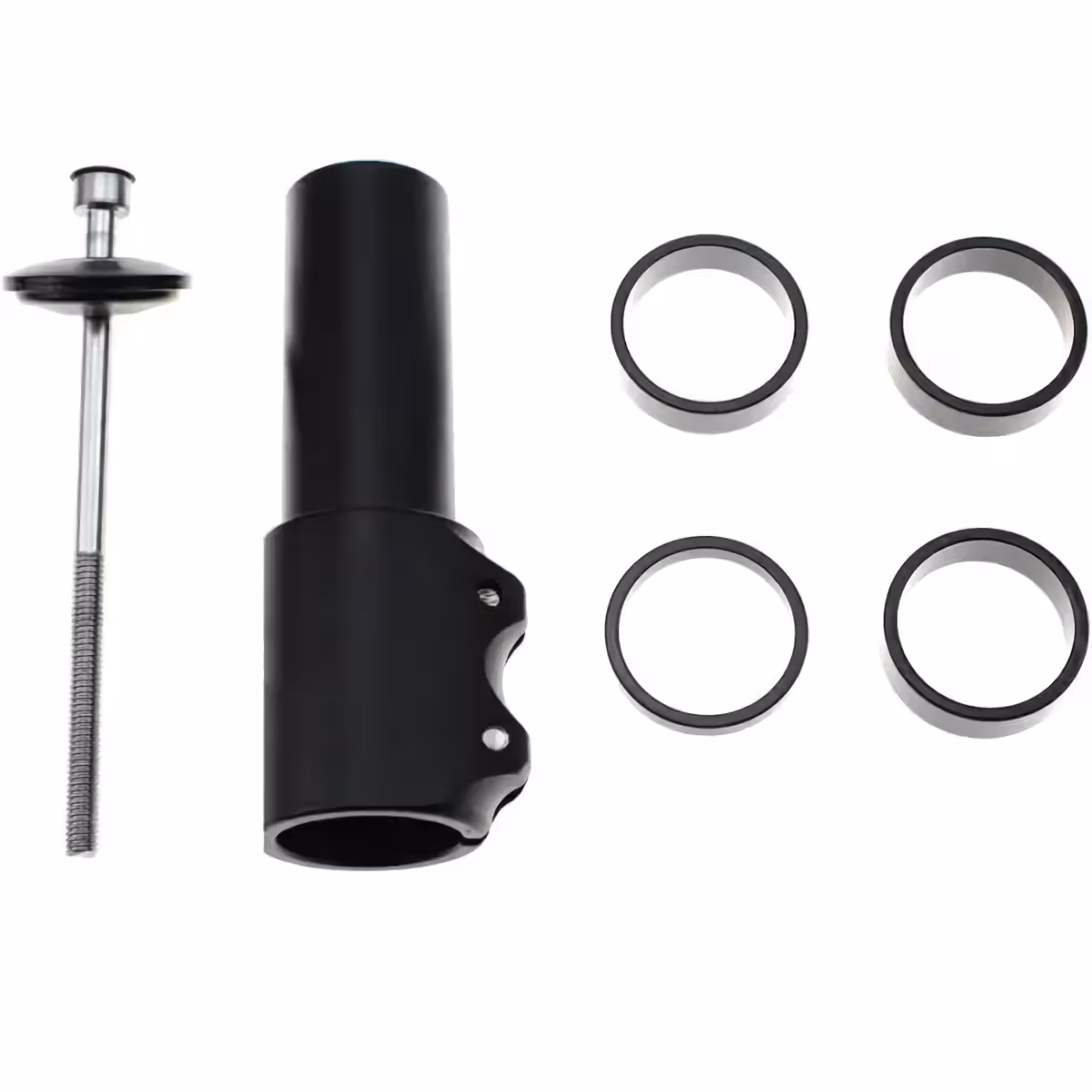 Adaptor aluminiu înălțare pipa ghidon Prelungitor CNC aluminiu anodizat – înălțător ghidon bicicletă