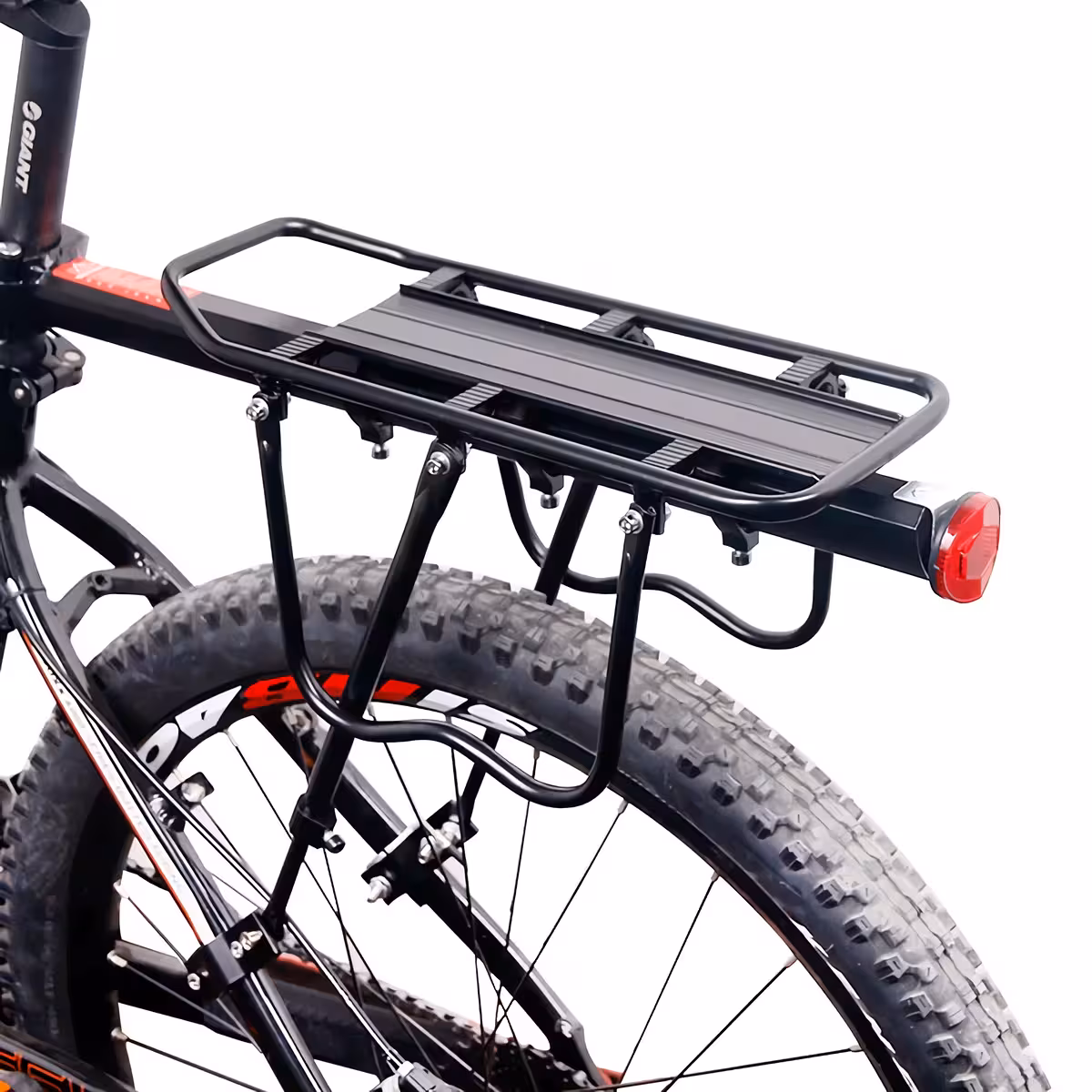 Portbagaj bicicletă aluminiu MTB 26-29 inch Portbagaj rezistent din aluminiu pentru bicicletă MTB cu prindere pe tija