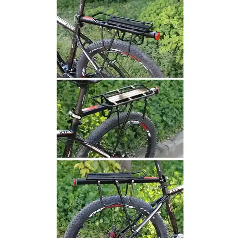 Portbagaj robust aluminiu pentru MTB, compatibil cu frână disc și V-Brake