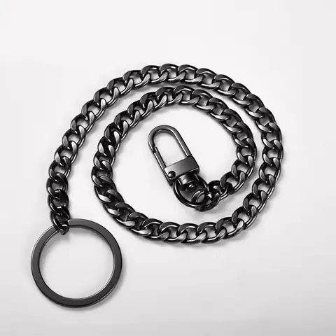 Lanț pentru blugi stil rock Accesoriu fashion tip lanț pentru pantaloni jeans cu stil rebel