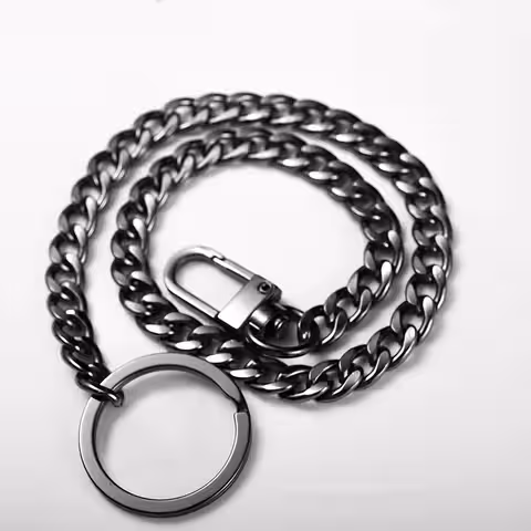 Hållbar kedja med karbinhake för jeans eller casual byxor