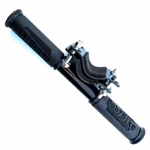 Metallstyre för barn – elscooter Hållbart metallhandtag med halkfria grepp för barn