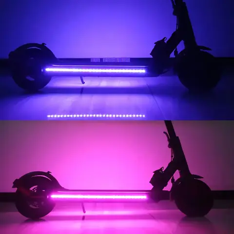 Bandă LED decorativă pentru trotinete electrice Bandă LED flexibilă pentru iluminare laterală la trotinete