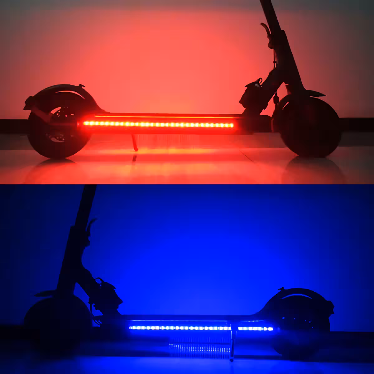 Benzi LED alimentate USB pentru trotineta Set LED colorat cu alimentare USB pentru trotinete electrice