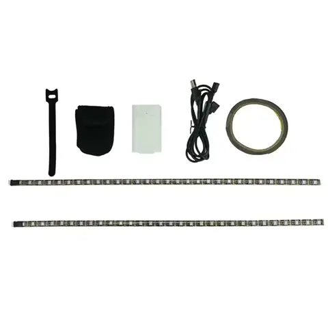 Kit lumini LED rezistent la apă pentru trotinete Kit complet cu benzi LED waterproof pentru personalizarea trotinetei