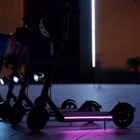 LED svetelná súprava elektrická kolobežka