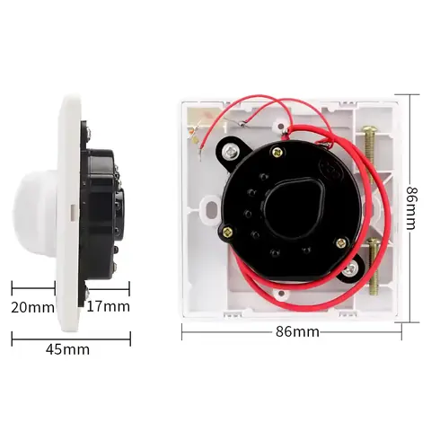 Timer 220V 10A montabil pe perete Temporizator mecanic pentru aplicații de până la 2200W