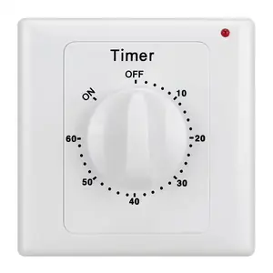 Comutator electric cu timer reglabil pentru baie, bucătărie sau garaj