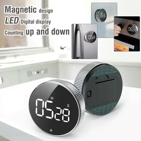 Kuchyňský časovač s digitálním budíkem profesionální magnetický časovač LED cena