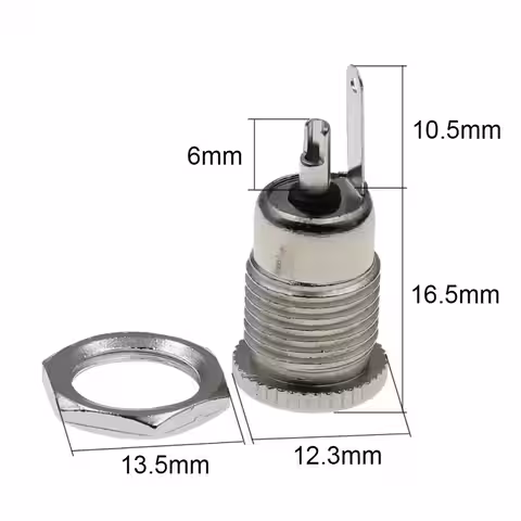 DC-hona-adapter för anslutning av kabel till olika enheter