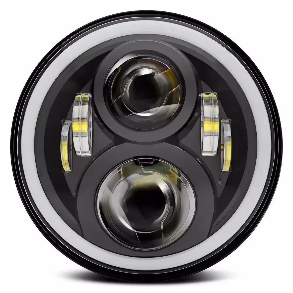 Far rotund LED 7 inch universal auto-moto Far universal cu LED, 7 inch, compatibil auto, moto, ATV, camion, tractor