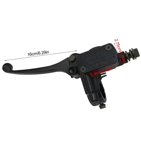 Páčka hydraulické brzdové pumpy čtyřkolka motocykl skútr LEVÝ