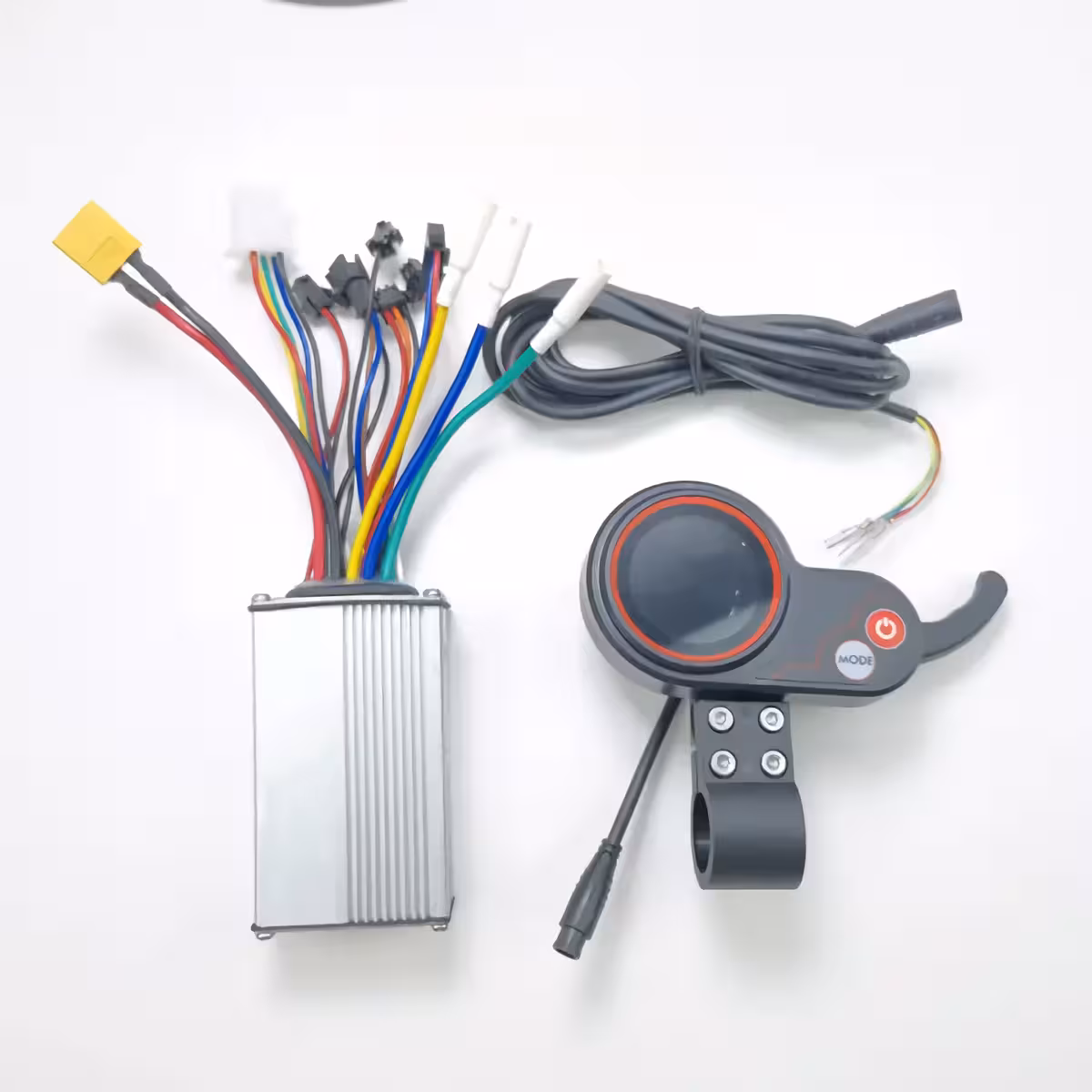 Kit complet controller + LCD + accelerație 48V Set complet 48V cu controller, ecran și accelerație
