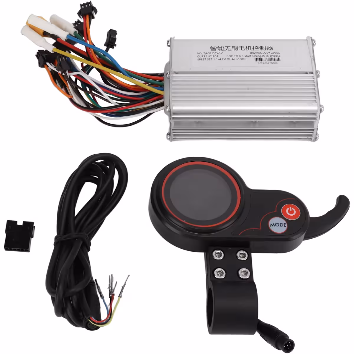 Controller și display compatibil 48V pentru trotinete și biciclete electrice