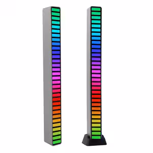Bara LED RGB cu activare sonora, jocuri de lumini sincronizate cu muzica