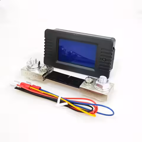 Solenergimätare med LCD och bakgrundsbelysning