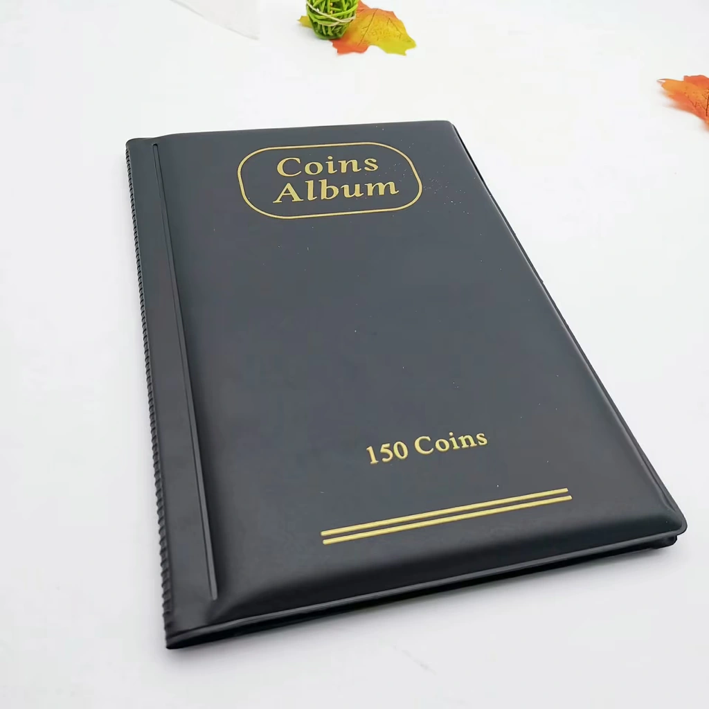 Албум за колекциониране на монети – класиор 150 джоба за нумизматика, марки, жетони