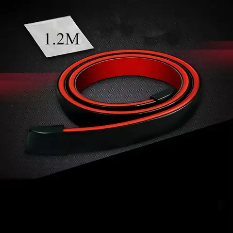 Univerzální karbonový spoiler auto LED pásek se zarážkou na brzdě zadní rám kufr auta