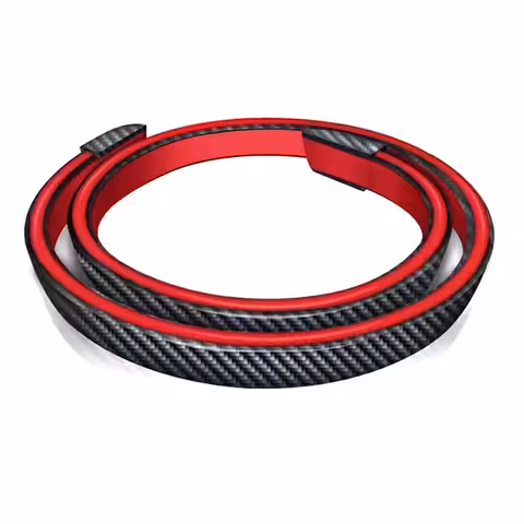 Kolfiber spoiler med LED-remsa för säker bromsning