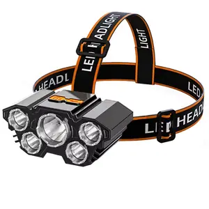 Lanternă de cap LED cu acumulator, putere mare și autonomie ridicată