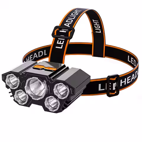 LED čelovka s akumulátorom, vysoký výkon a dlhá výdrž