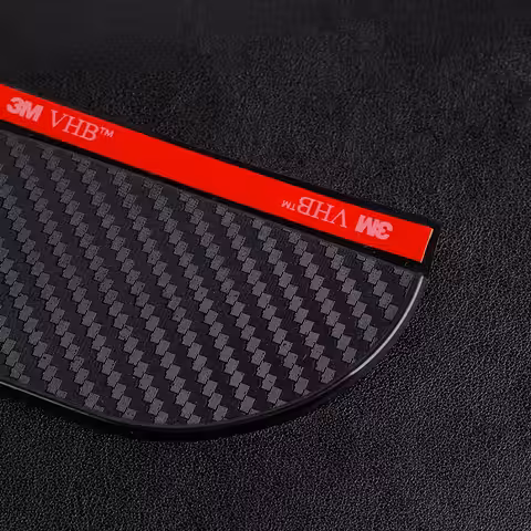 Set apărători carbon pentru oglinzi auto împotriva ploii Set complet de apărători din fibră de carbon pentru oglinzi auto, protecție ploaie